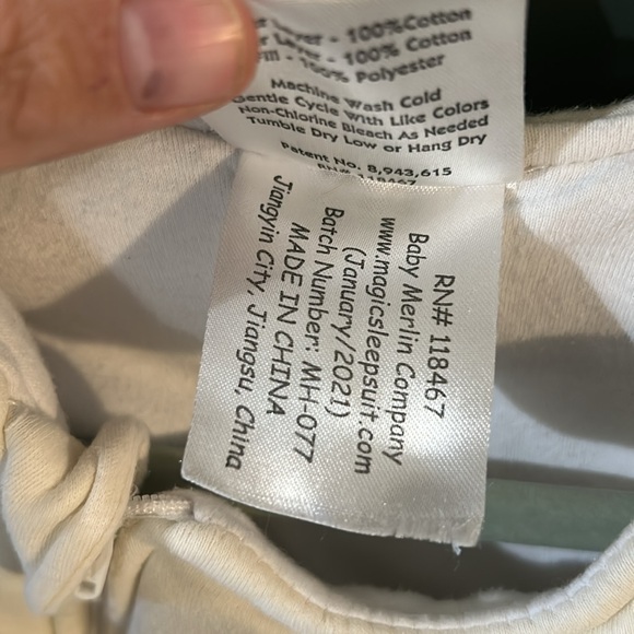 Two! Merlin’s Magic Sleep Suit, 3-6 months - Picture 3 of 5